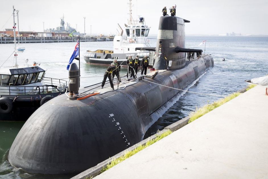 Australian submarine HMAS Sheean returns from three-month Indo-Pacific