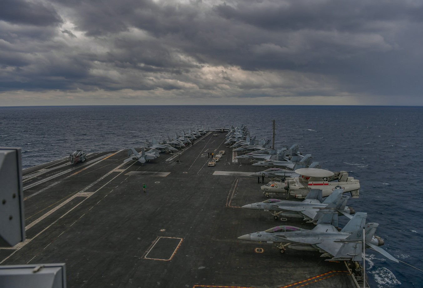 USS Harry S. Truman trains with Italian Air Force in Mediterranean Sea ...