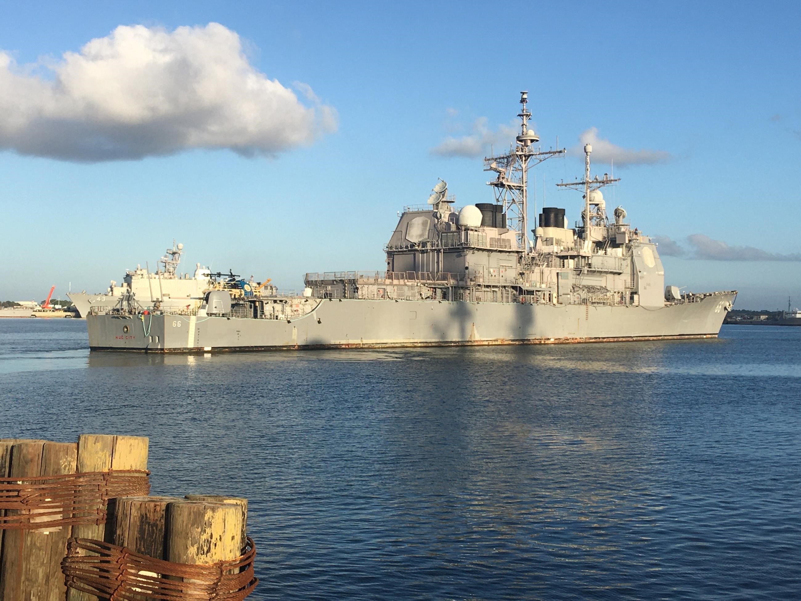 USS Hué City makes it to US Navy's cruiser modernization program