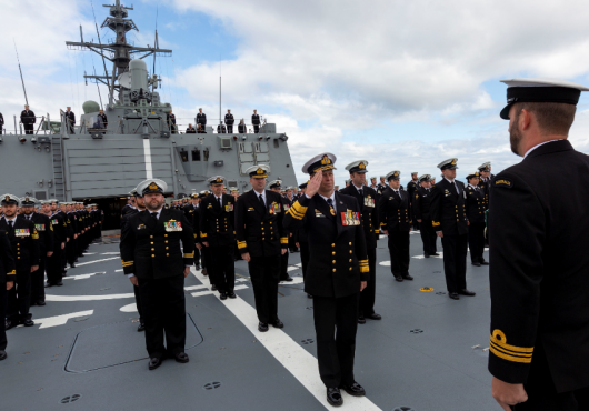 Opmærksom konkurrence slutningen Royal Australian Navy's final AWD destroyer commissioned at sea - Naval  Today