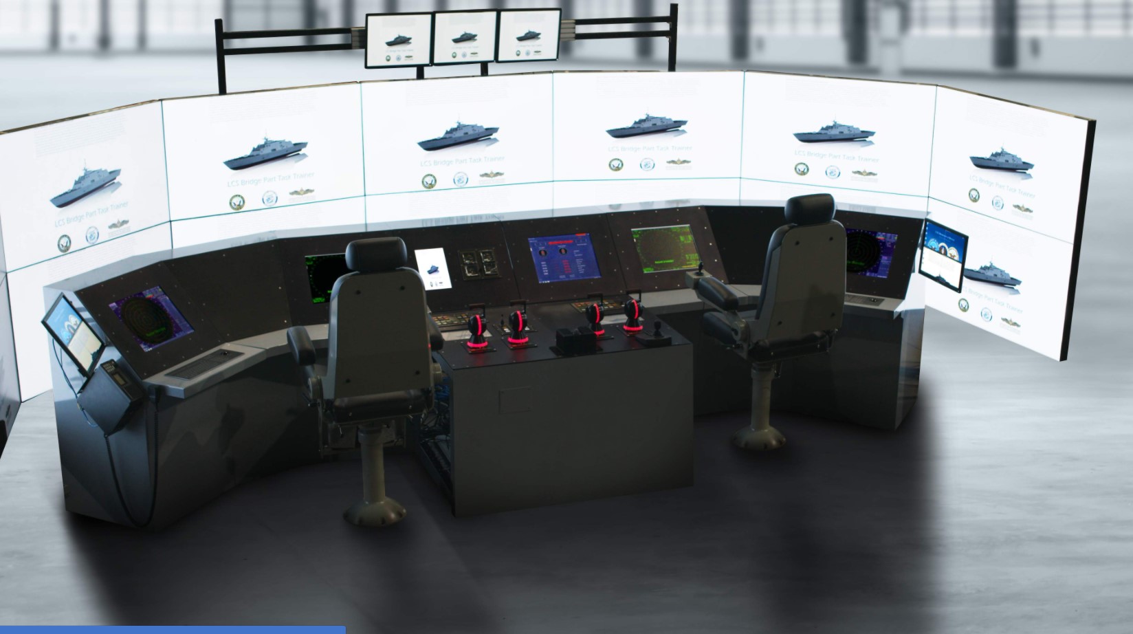 LCS1 BPTT simulating the Lockheed Martin Freedom-variant of the US Navy littoral combat ship; Source: CAE