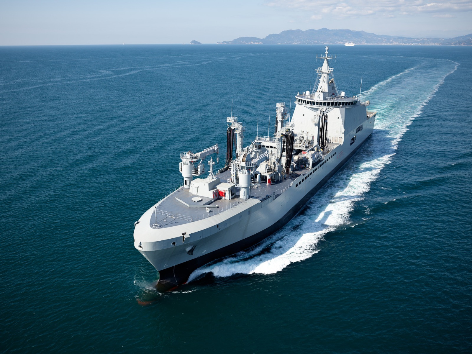 italian navy takes delivery of its new logistic support ship naval today