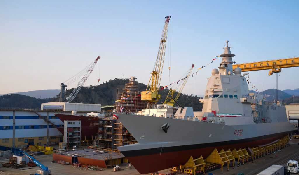 Fincantieri Launches 3rd Italian Navy Ppa Ship Naval Today