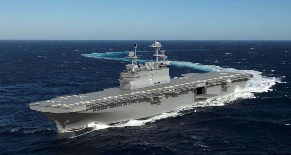 HII socres $107 M advance procurement contract for LHA 9