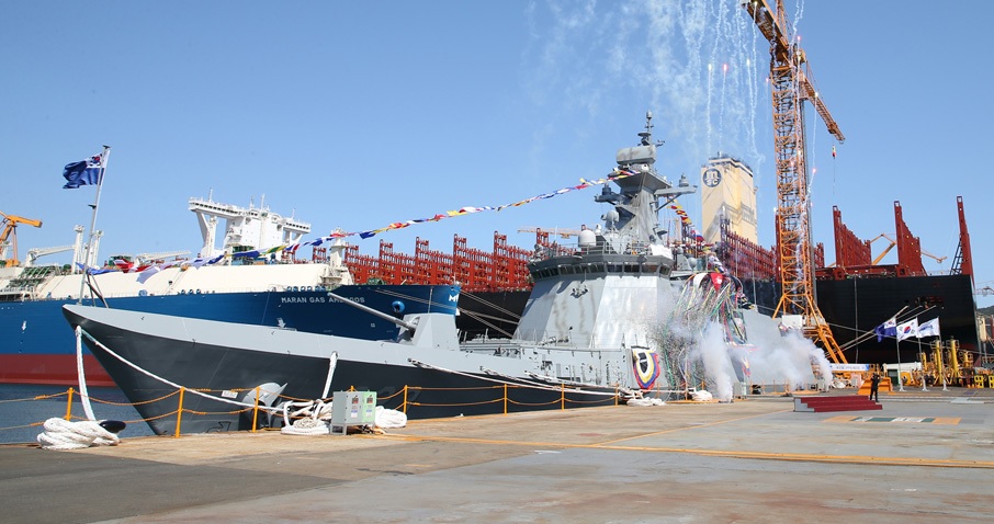 DSME builds 5th South Korean Daegu-class frigate