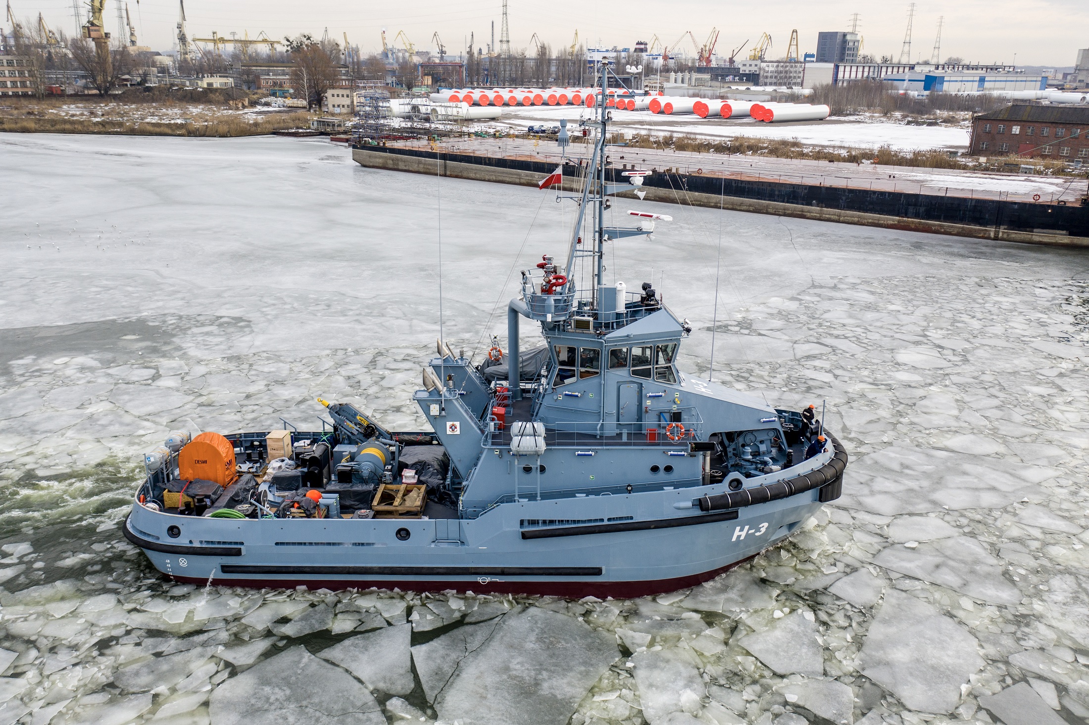 Evac's MGPS installed on new Polish Navy tugs
