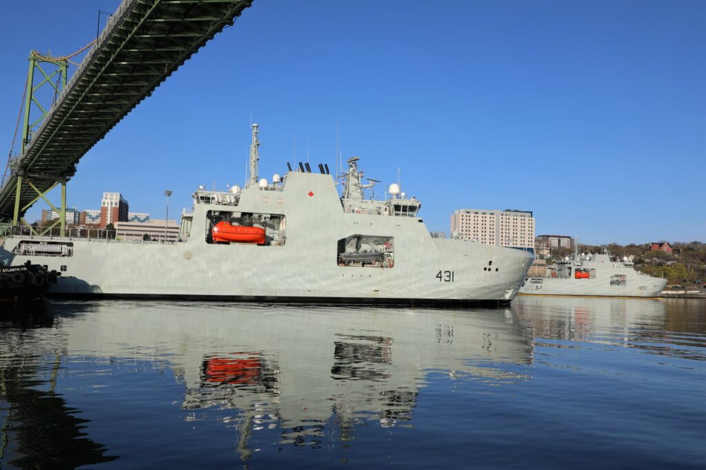 Royal Canadian Navy patrol ship HMCS Margaret Brooke completes sea trials