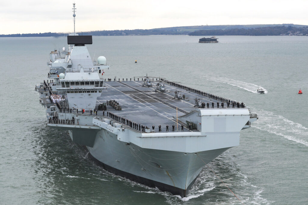 HMS Argyll trains with helicopter carrier JS Kaga en route to South ...