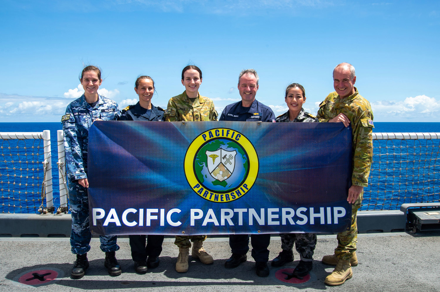 Royal Navy joins US-led Pacific peace and goodwill mission