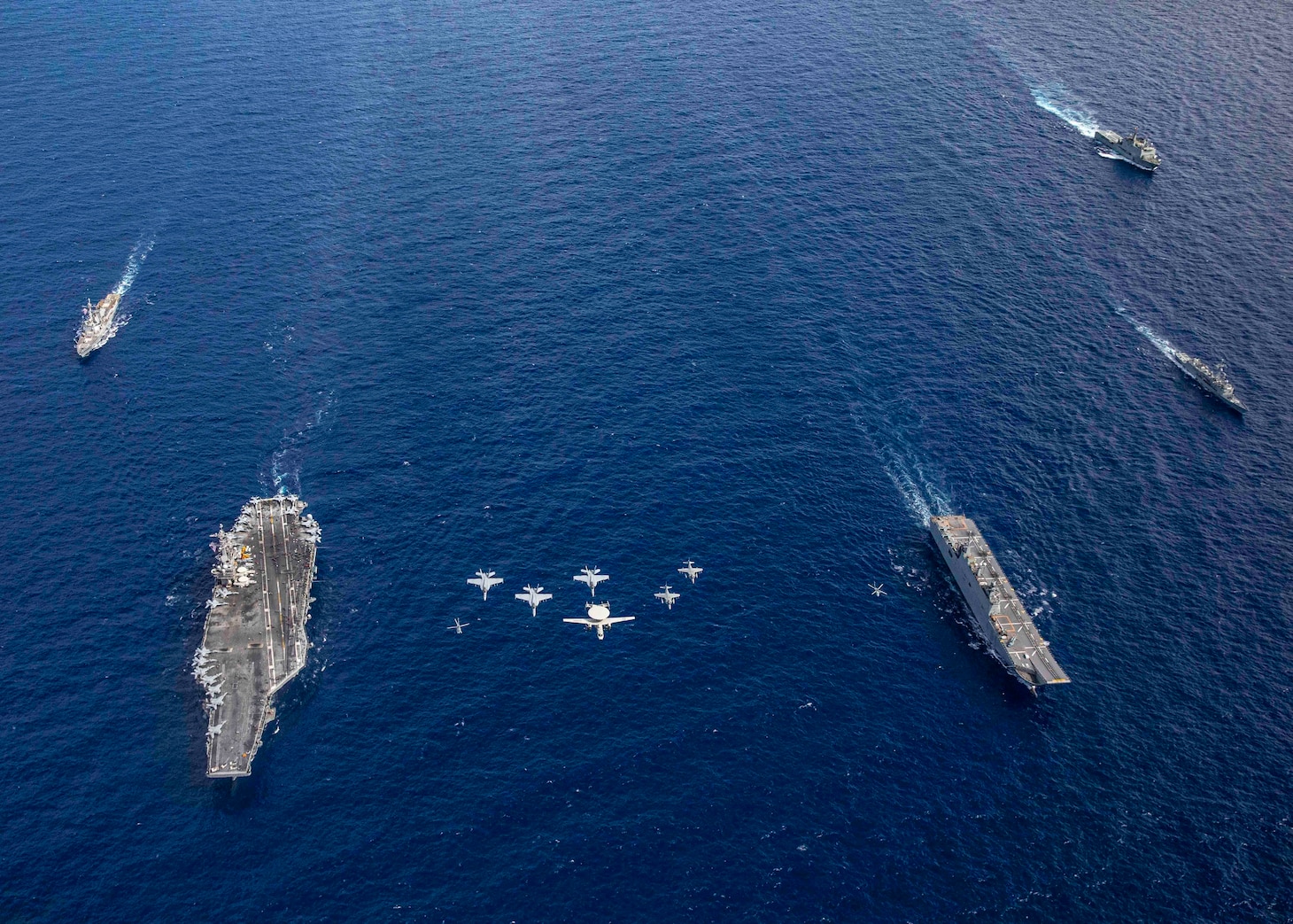 US aircraft carrier trains with Spanish largest warship in Ionian Sea -  Naval Today