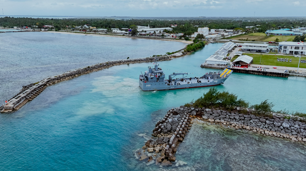Tonga’s new landing craft VOEA Late enters service