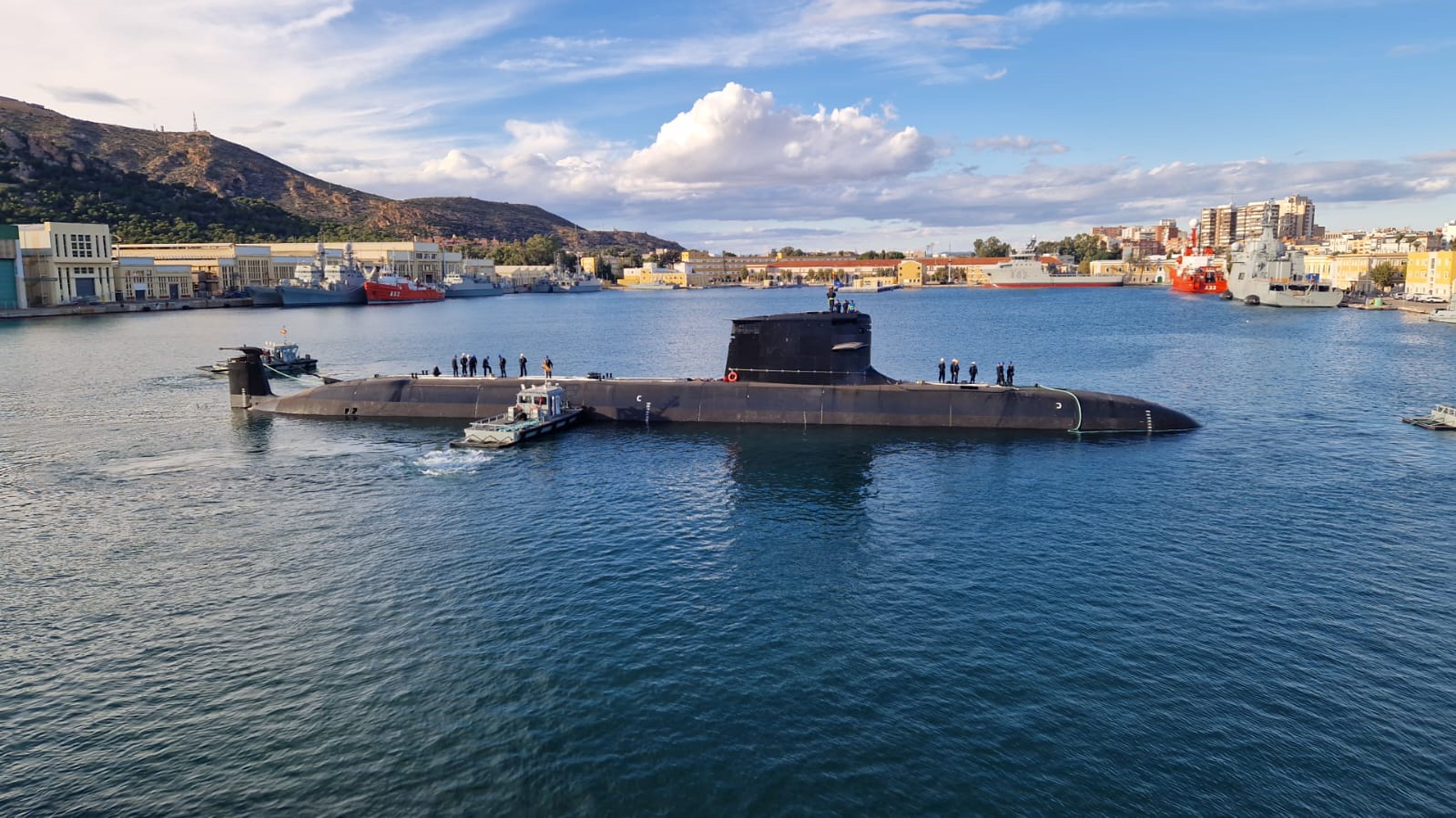 Spanish Navy’s second S-80 submarine Narciso Monturiol hits the water