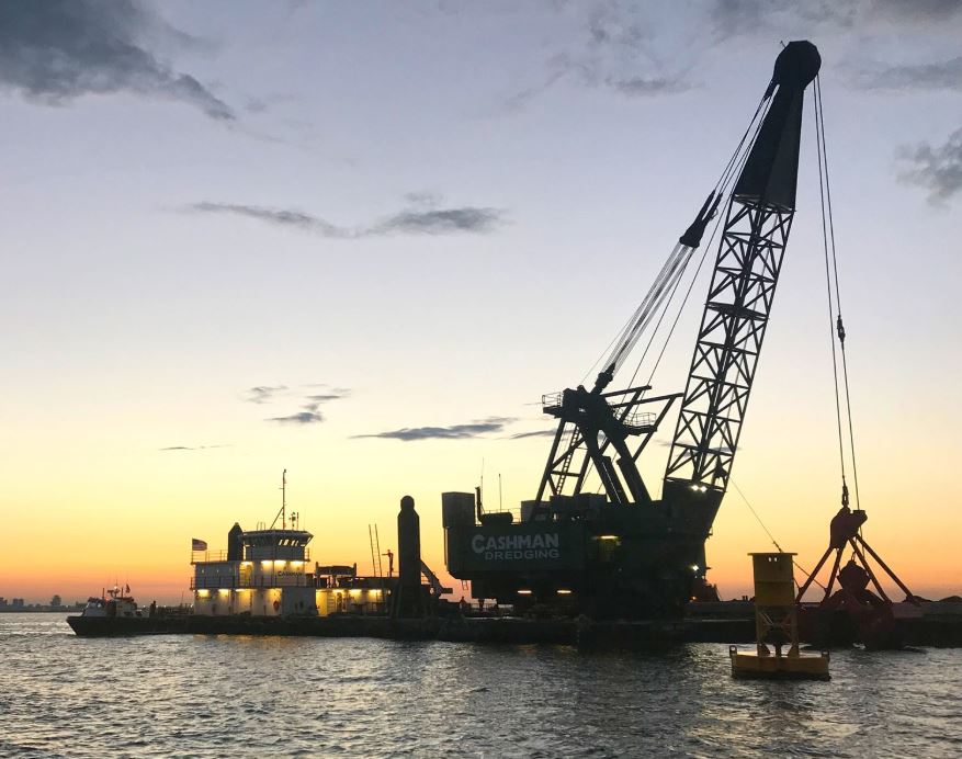 boston harbor dredging great lakes 1998