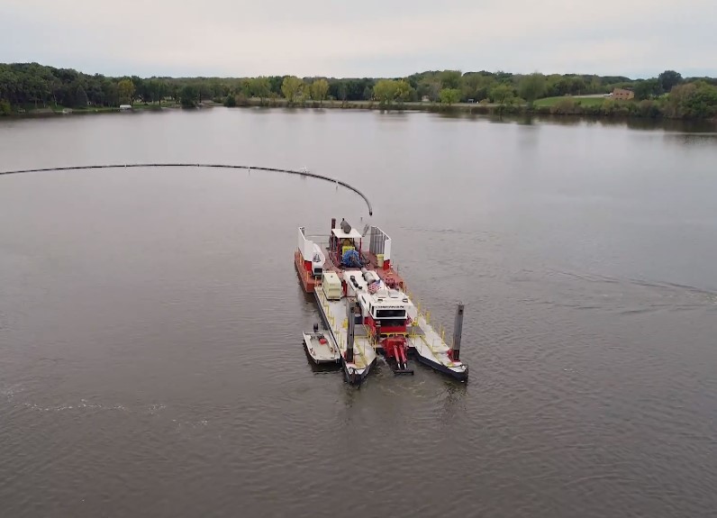 what does dredging a lake mean