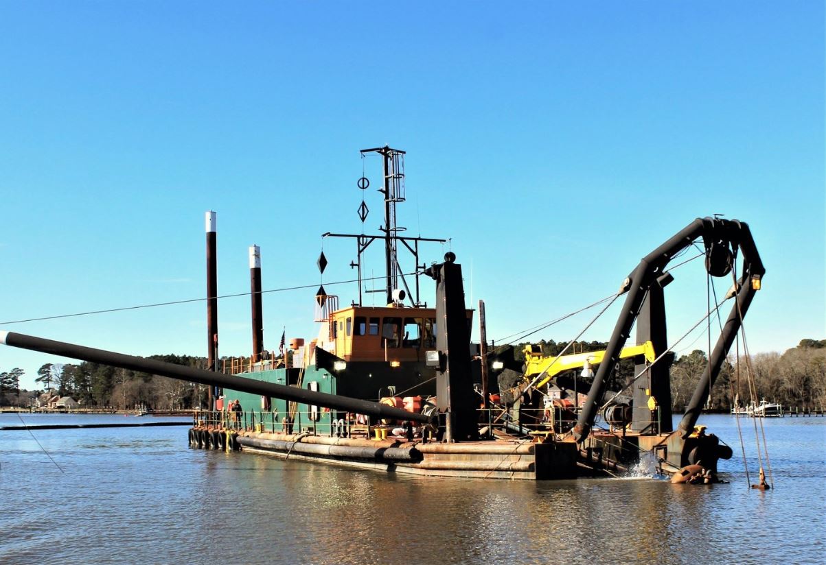 corps of engineering dredging report