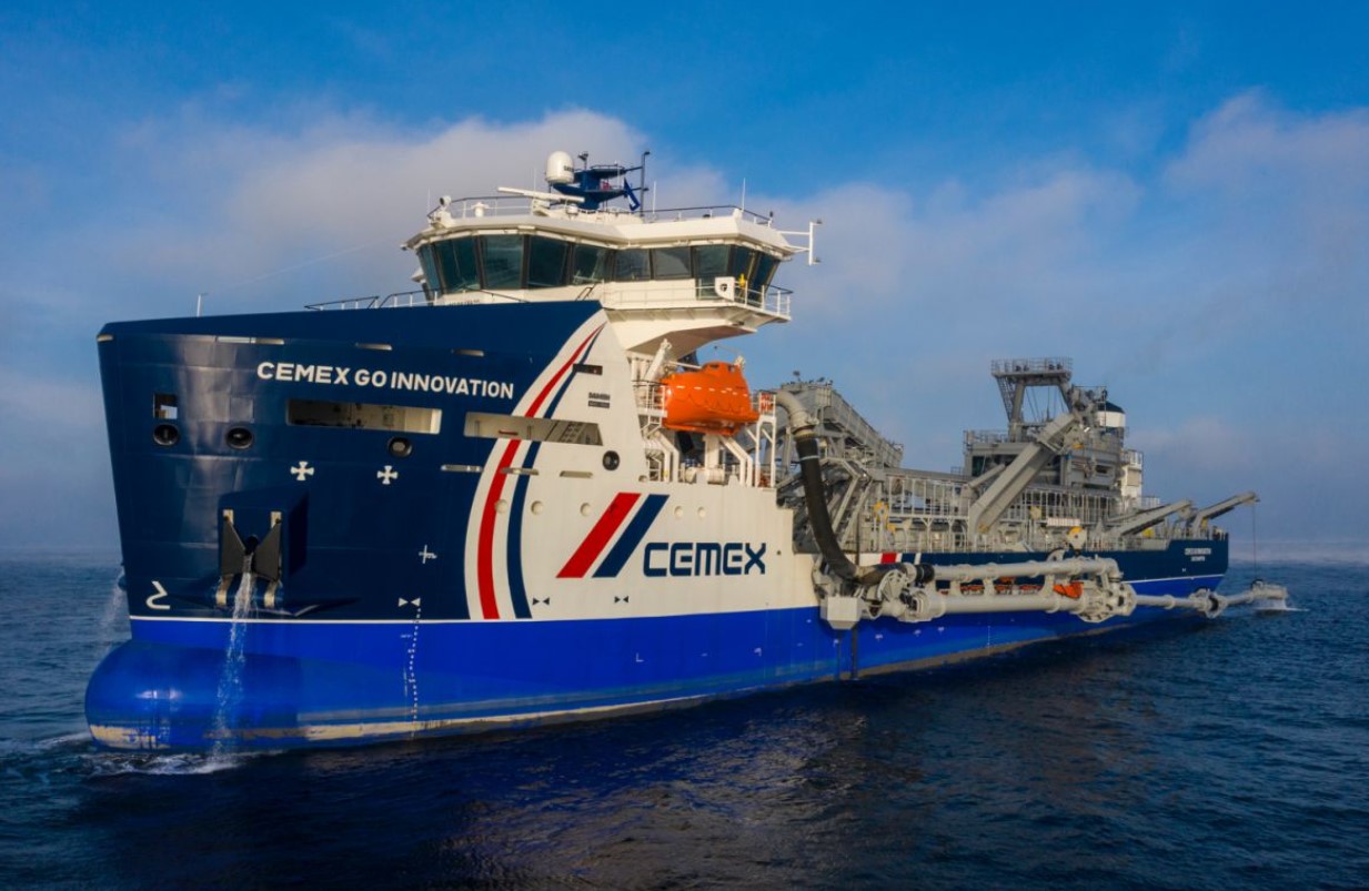 CEMEX Go Innovation completes sea trials - Dredging Today