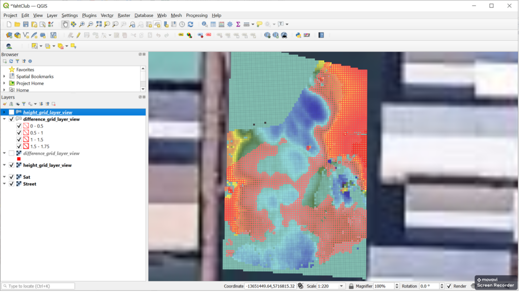 Fig. 5 Integration of NORdredge data with QGIS via WMS and WFS service
