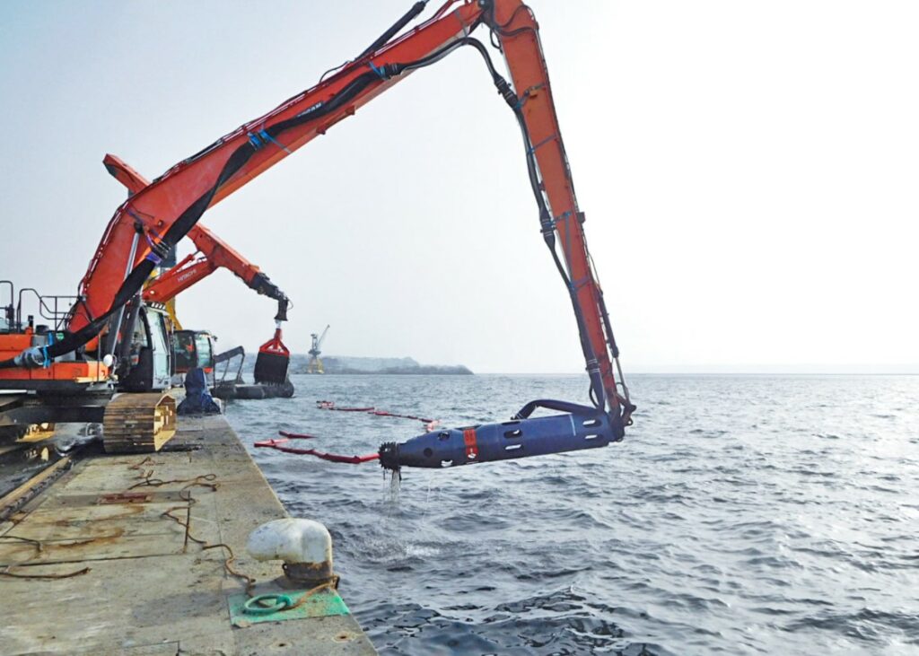 Dredging pump BELL150 at Brest Naval Base (PHOTO) - Dredging Today