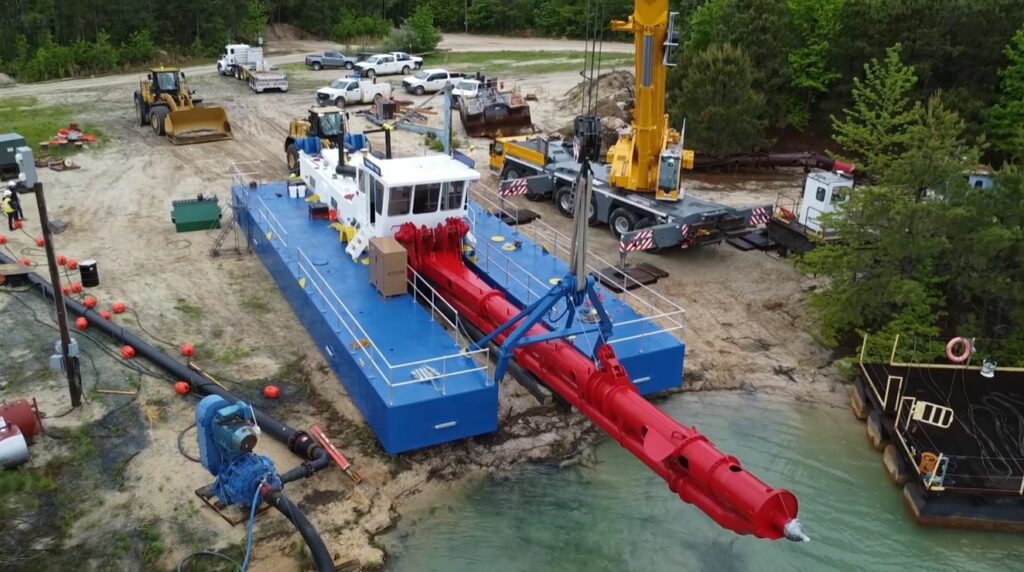 New Ellicott 1270 Dredge Hits The Water Dredging Today 5998