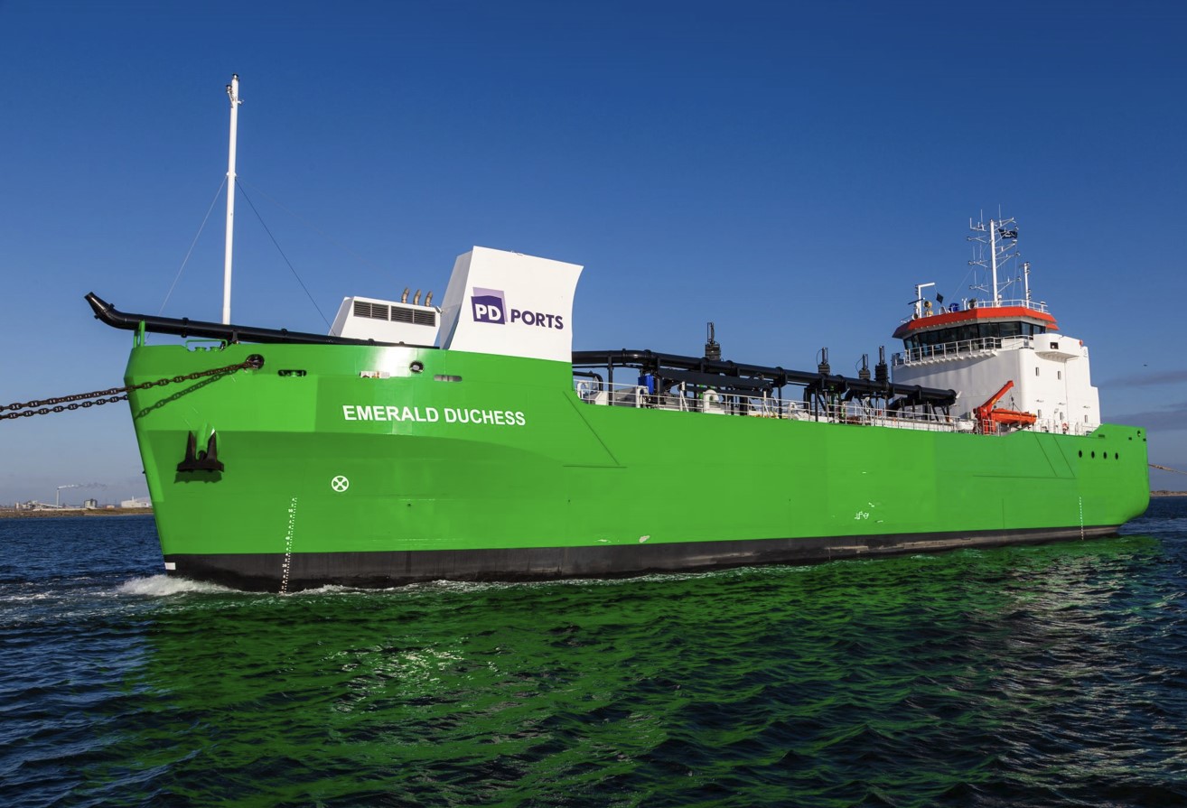 Emerald Duchess: PD Ports' £23 Million Dredger Enhances Tees River Sustainability