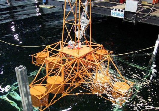 Germany: GICON Tests Floating Foundation for Offshore Wind Turbines
