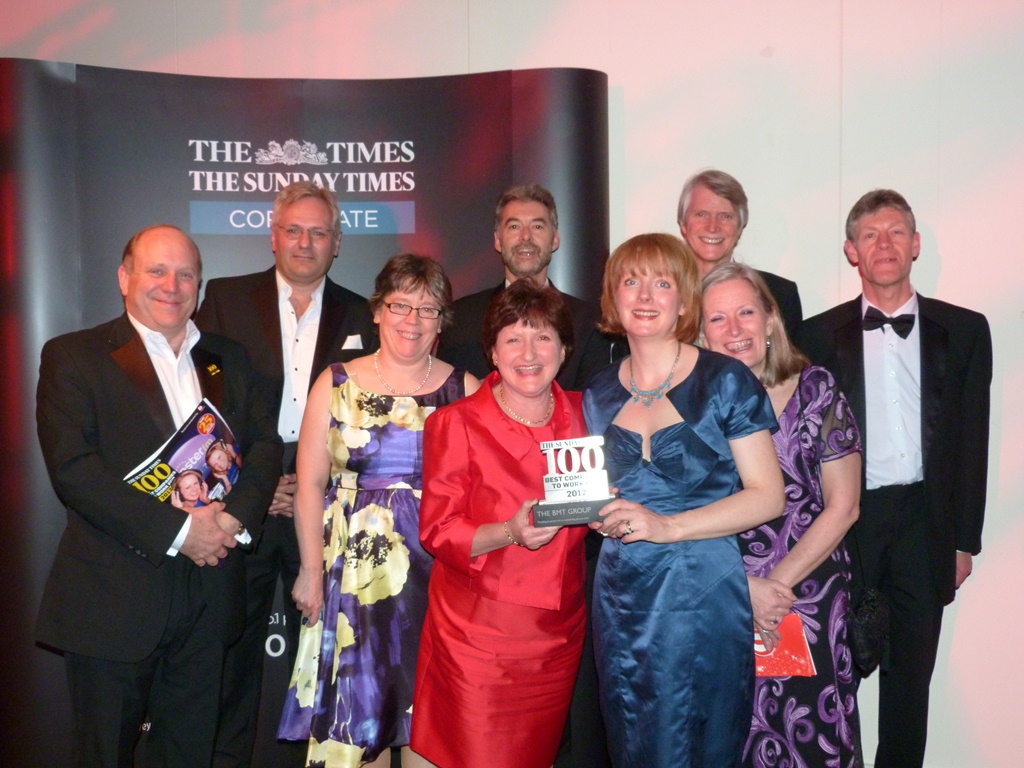 Sunday Times: BMT Group Among 100 Best Companies to Work For 2012 (UK)