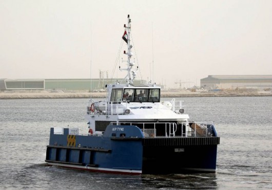UK: Incat Crowther Launches Two 18m Catamaran Wind Farm Service Craft