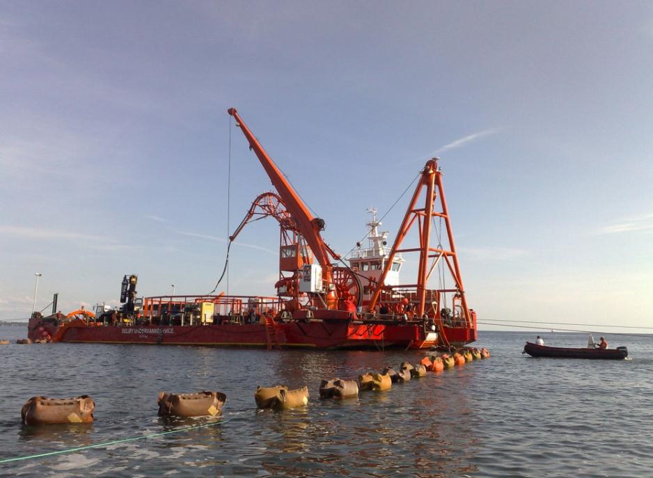 UK: Global Marine Energy Lays Near Shore Export Cable at LINCS Offshore Wind Farm