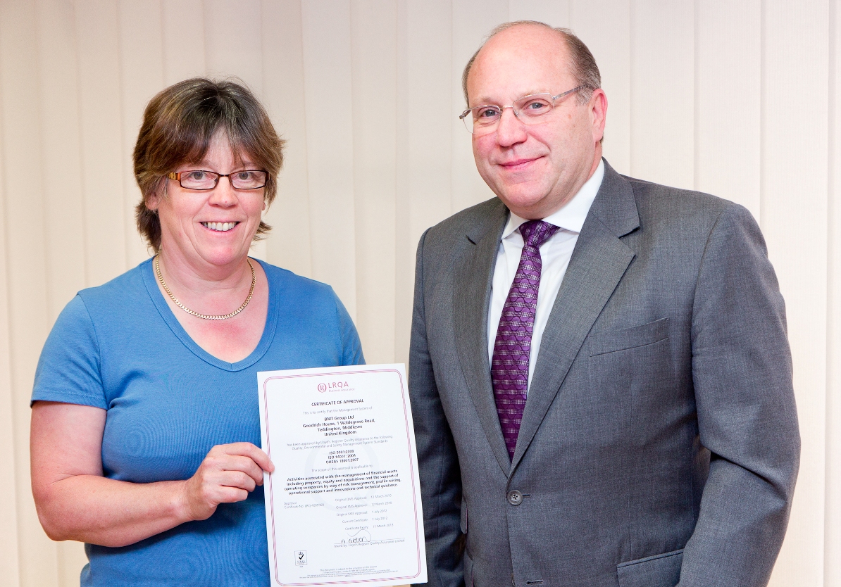 UK: BMT Group Receives OHSAS Accreditation