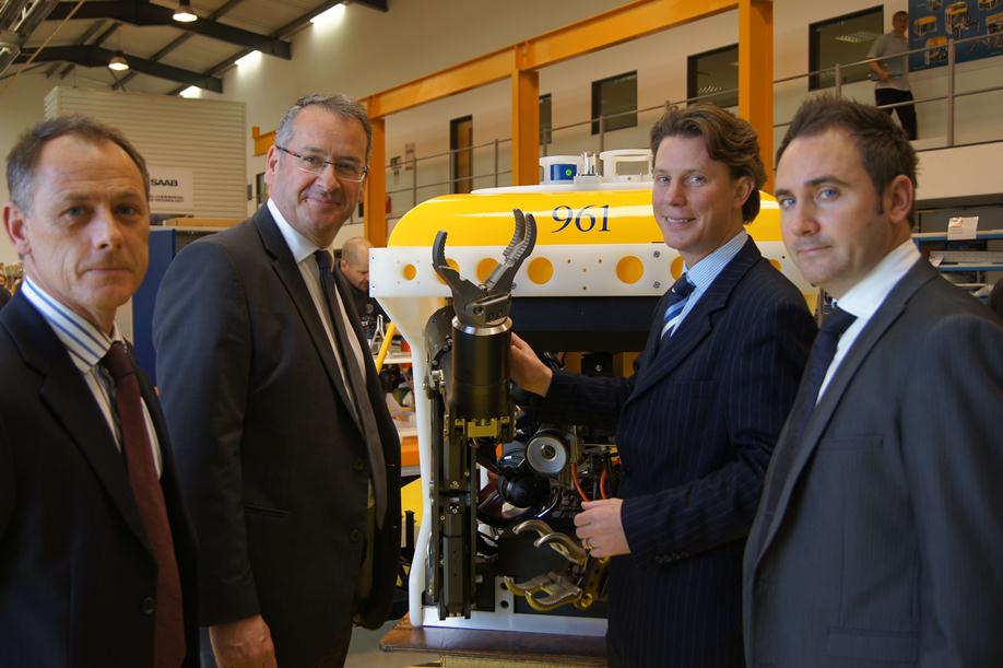 British Minister Hoban Visits Saab Seaeye