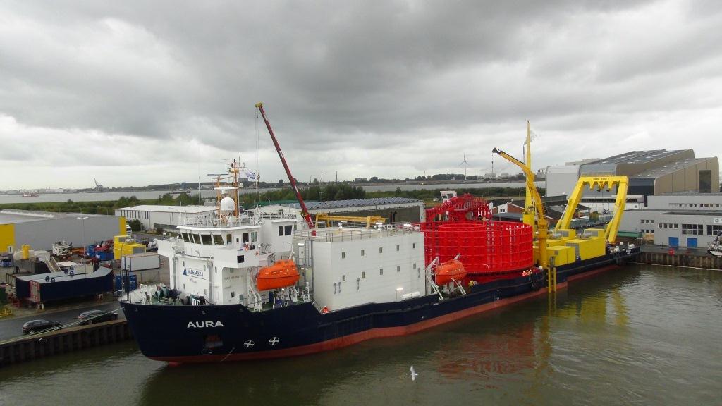 Germany: NSW Starts Operating M/V Aura and Subsea Cable Trencher SeaREX