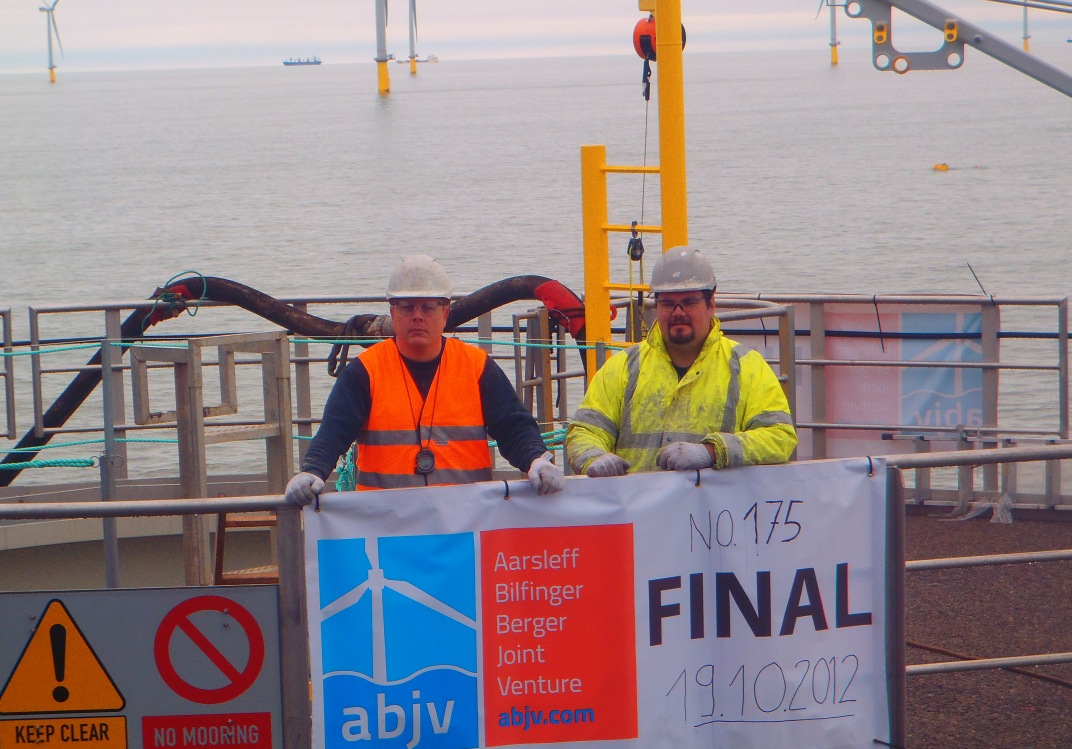 UK: ITW Densit Completes Grouting of World's Largest Offshore Wind Farm