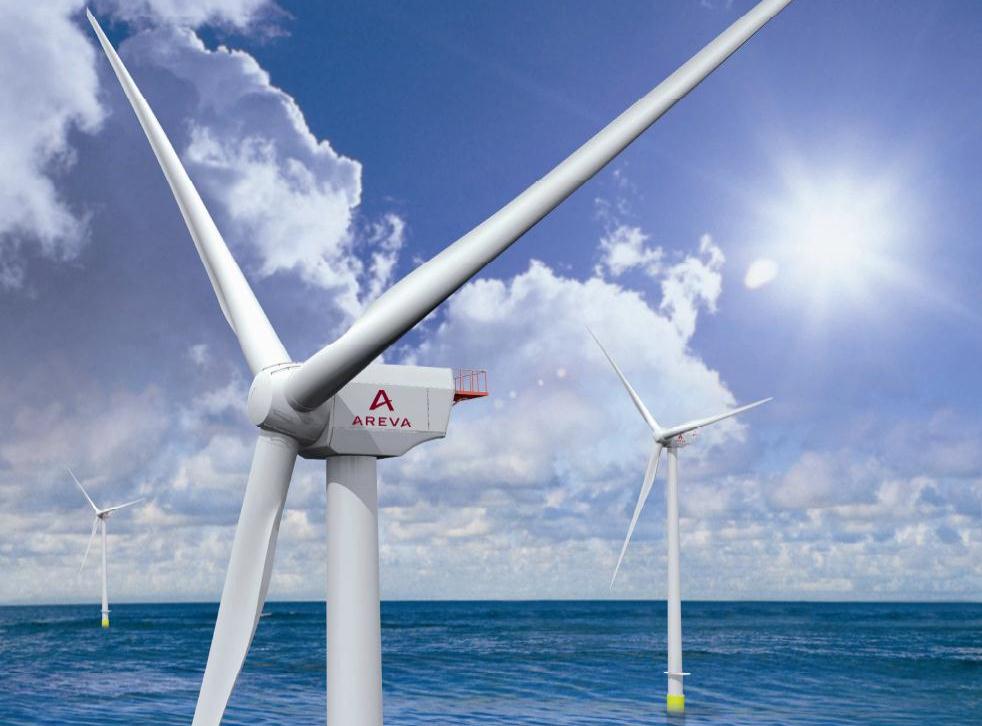 VIDEO: AREVA M5000 Offshore Wind Turbine