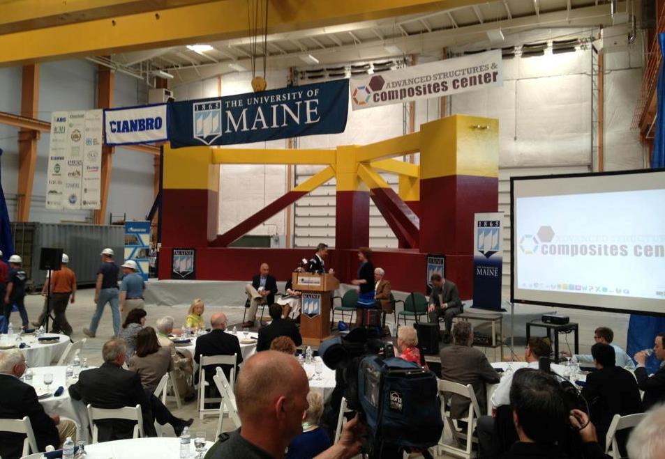 UMaine Presents Cutting Edge Floating Wind Turbine Platform (USA)