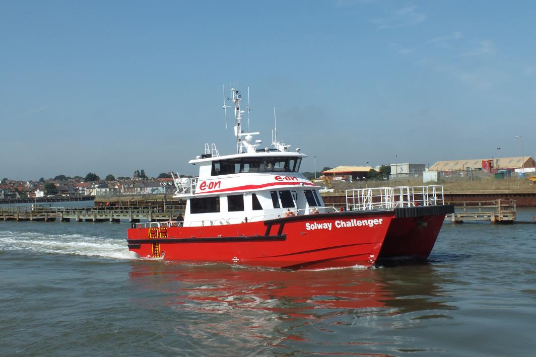 UK: Local School Children Name New Workboat at E.ON’s Robin Rigg Wind Farm