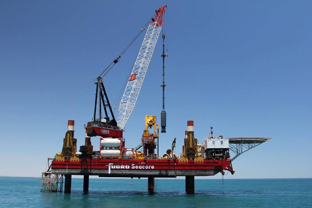 Foundations for Perth Wave Energy Project Installed
