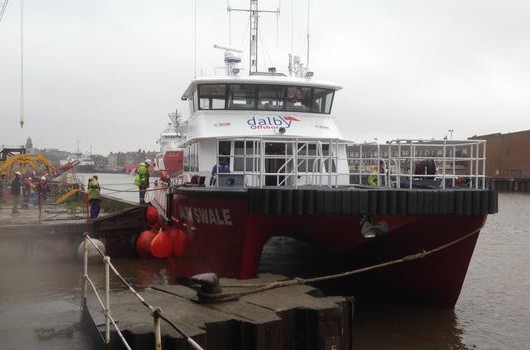 'Dalby Swale' Hits the Water for the First Time