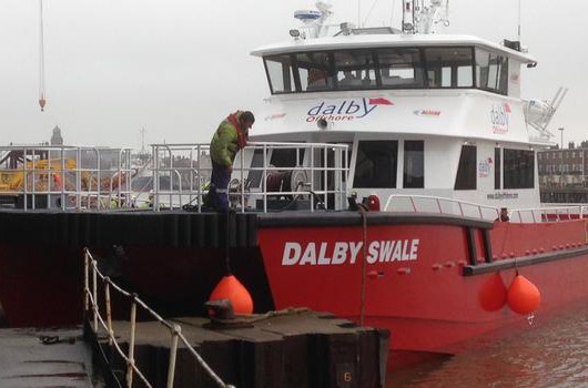 'Dalby Swale' Hits the Water for the First Time