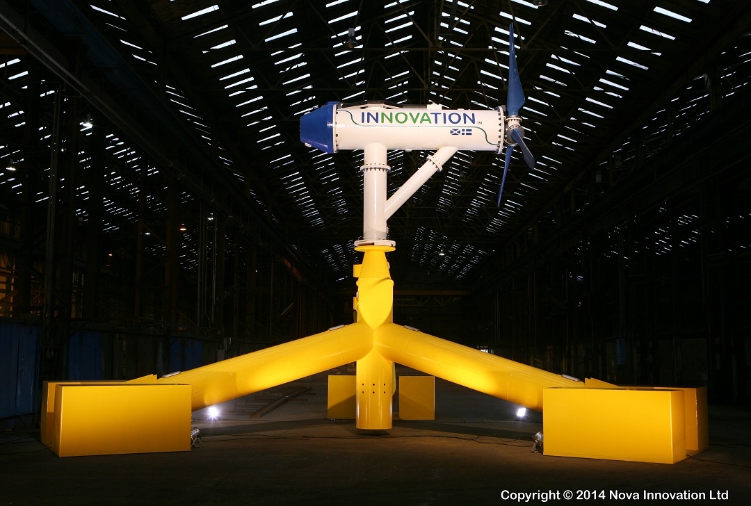 World's First Community-Owned Tidal Turbine Produces Power