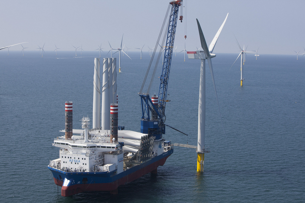 Photo of the Day: Turbine Installation at West of Duddon Sands OWF
