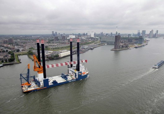 Van Oord’s First OW Installation Vessel in Operation