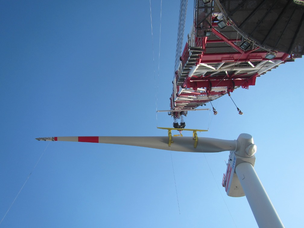 Photo of the Day: Nordsee Ost's First Installed Wind Turbine