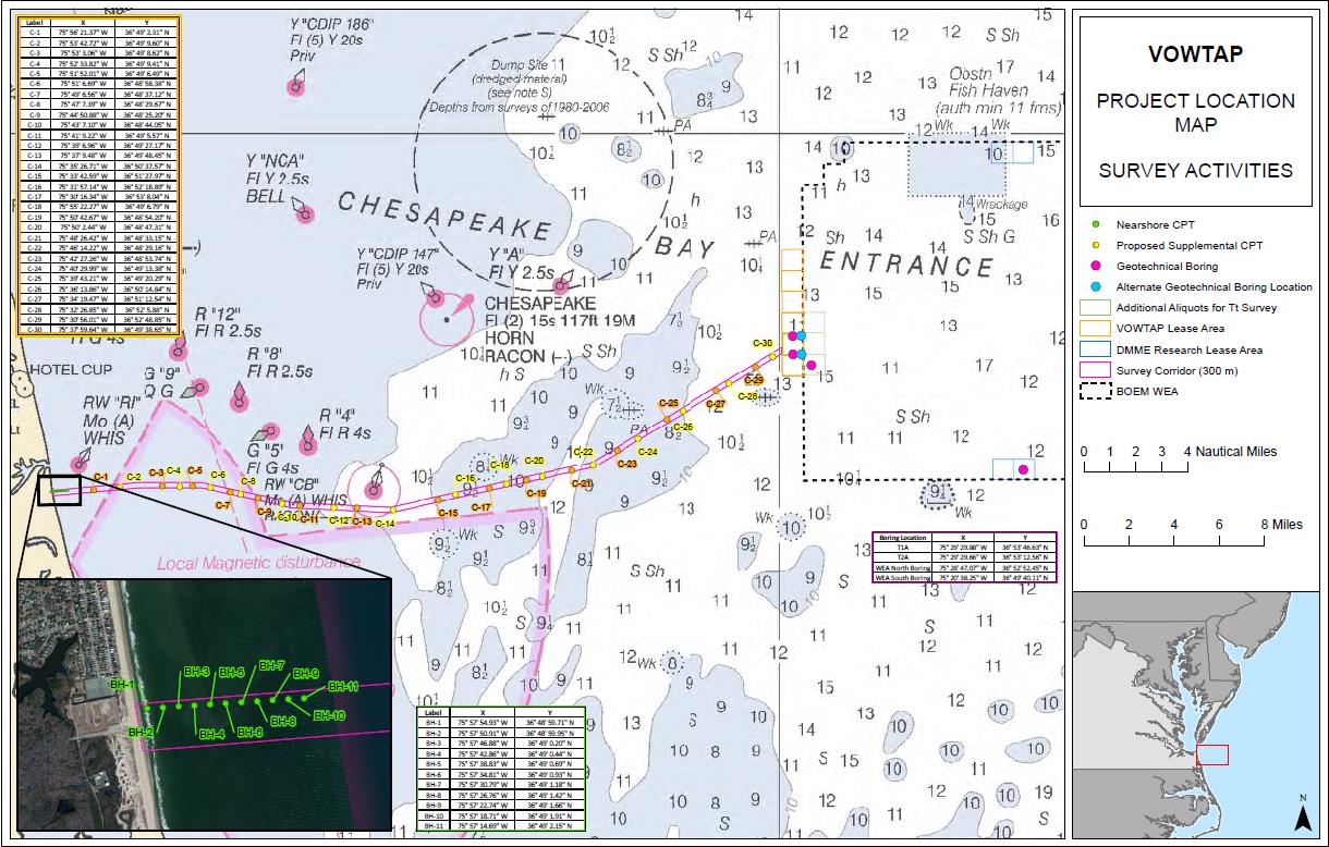 Drilling Vessel to Sample Virginia’s Seabed for Offshore Wind Project