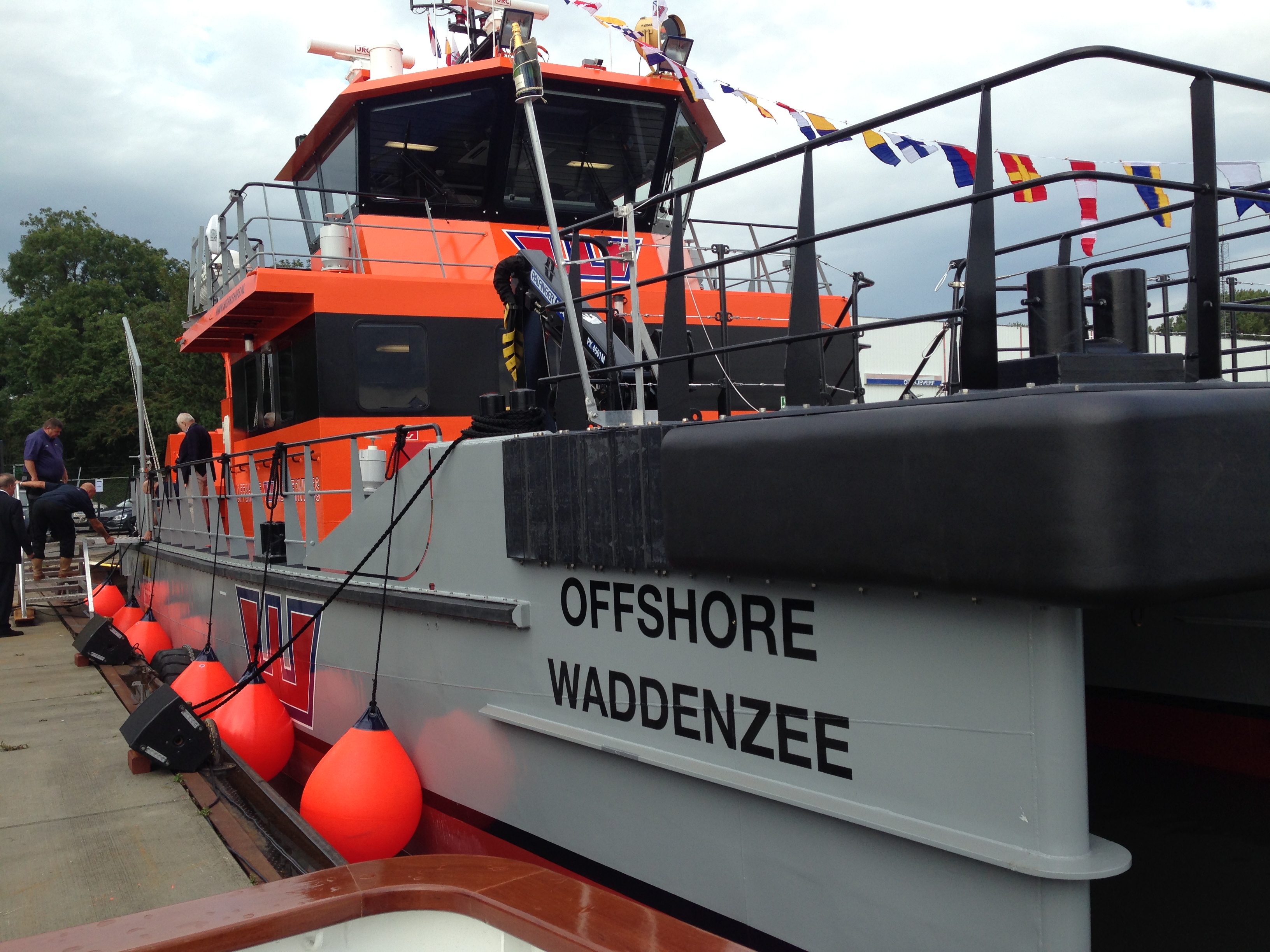 Exclusive OWS' Offshore Waddenzee Vessel Christened