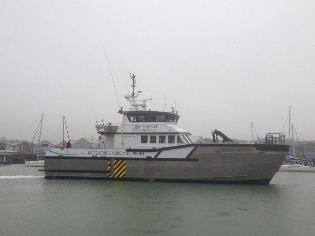 Photo of the Day 'Seacat Intrepid' Departs for Helgoland