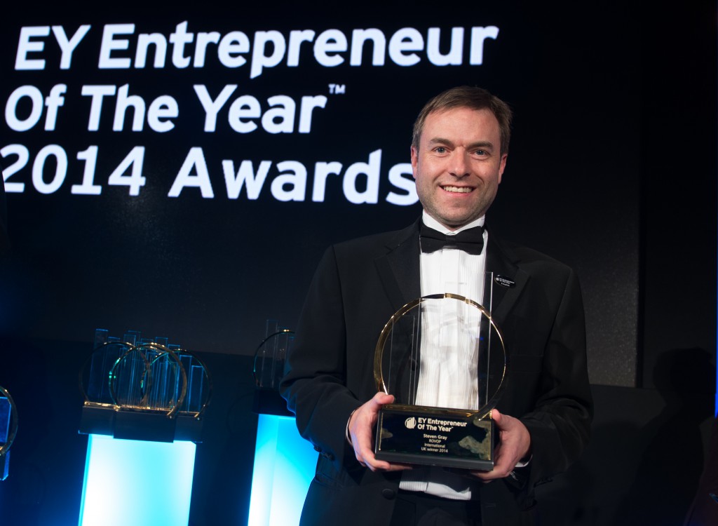 Ernst & Young ROVOP's MD UK's Entrepreneur of the Year