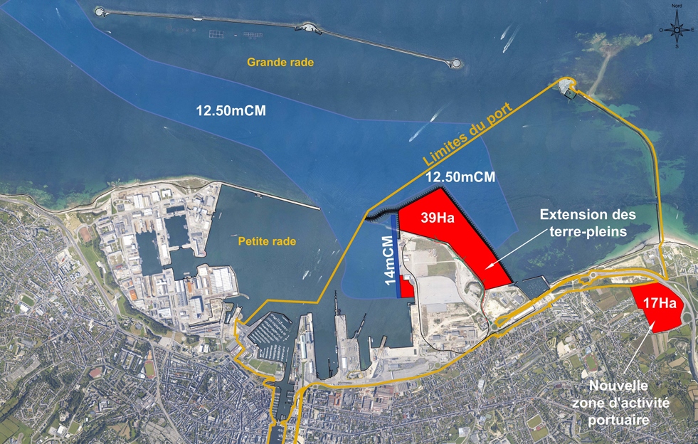 Extension Works Launched at Port of Cherbourg