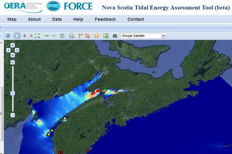 bay of fundy tidal chart