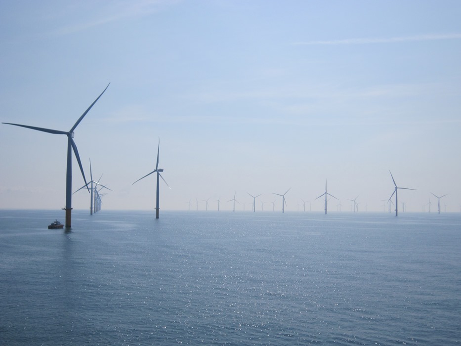 Lincs offshore wind farm in the UK