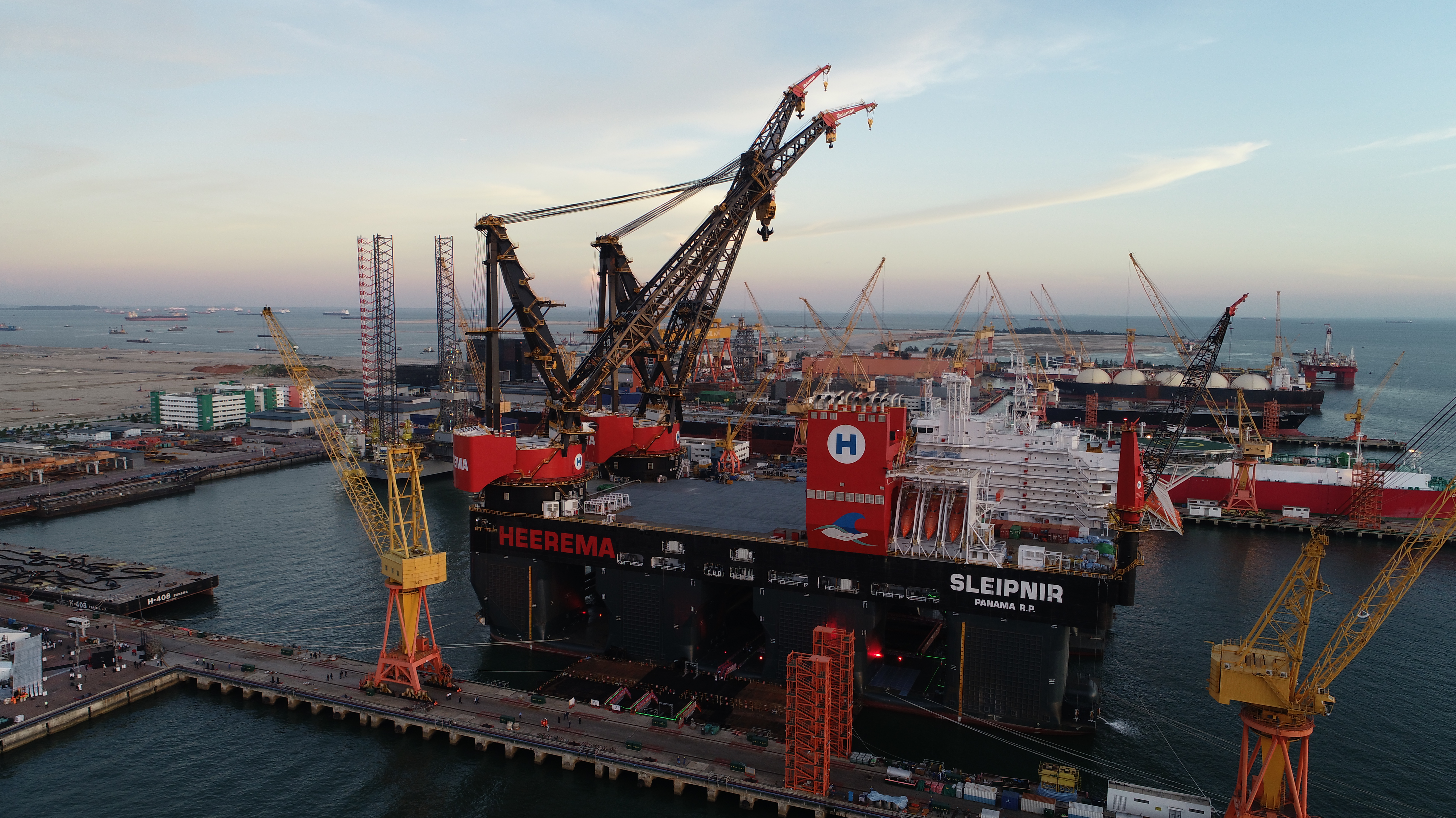 Heerema’s Mega Semi-Submersible Crane Vessel All Done